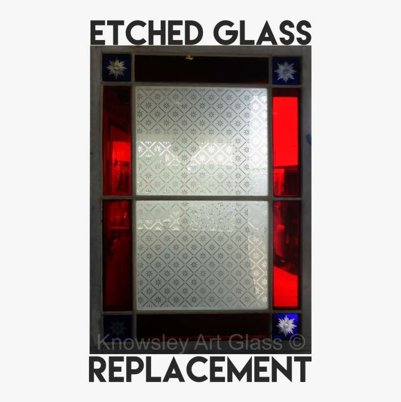 Etched Glass Window Replacement - Window, transparent png download