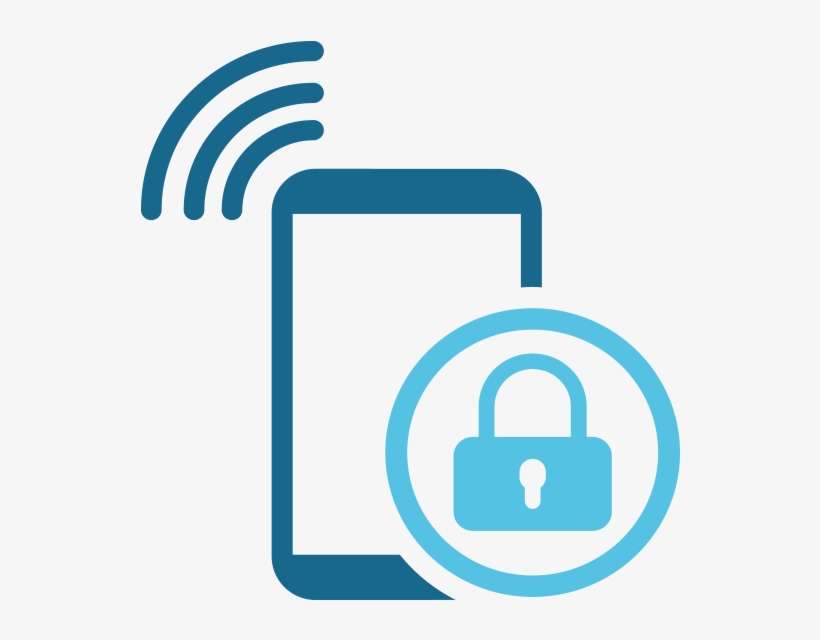 Icon Mobile Security - Mobile Security Icon, transparent png download