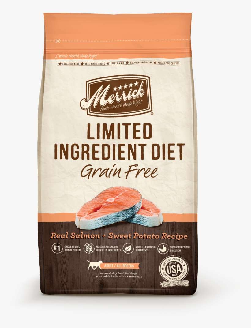 Merrick Limited Ingredient Diet Grain Free Real Salmon - Merrick Limited Ingredient Diet Grain Free Salmon, transparent png download