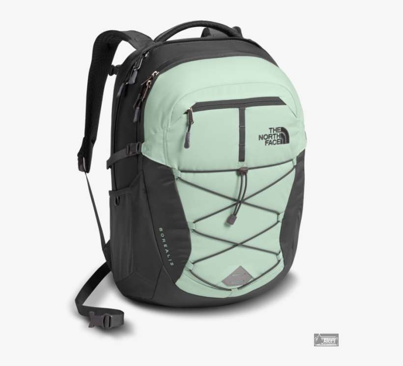 The North Face Chk3 Womens Borealis Backpack - North Face Green And Grey Backpack, transparent png download