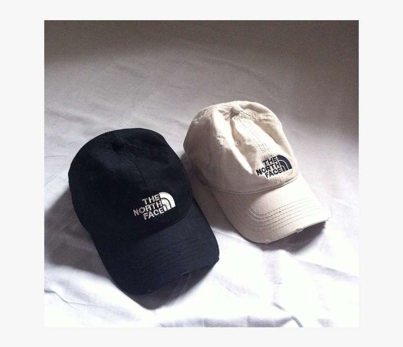 North Face Cap On Head, transparent png download