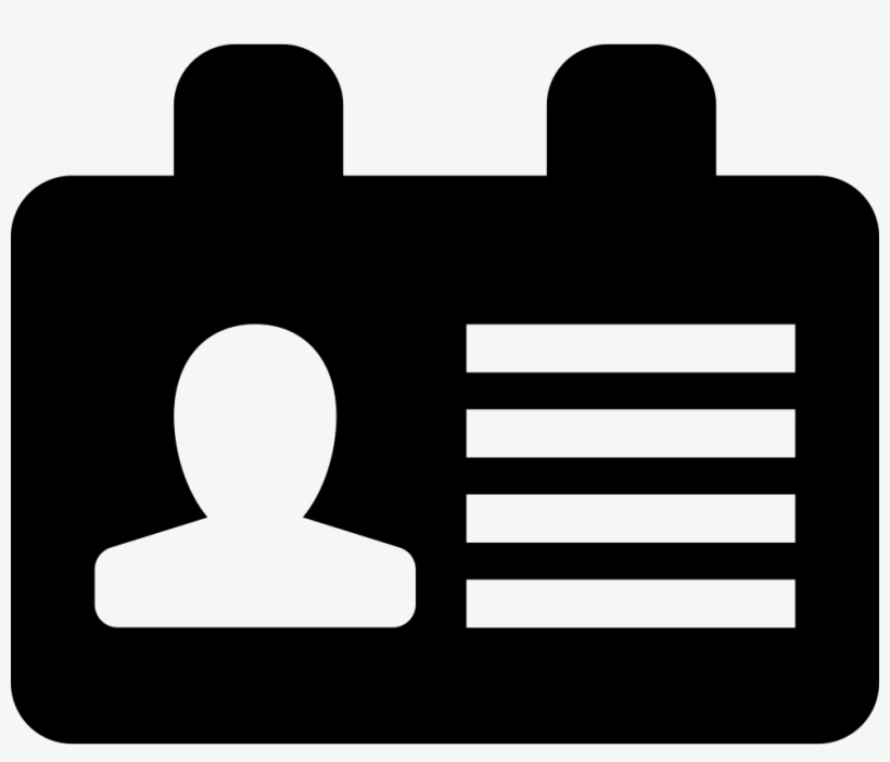 Id Card Interface Symbol Comments - Symbole Carte D Identité, transparent png download