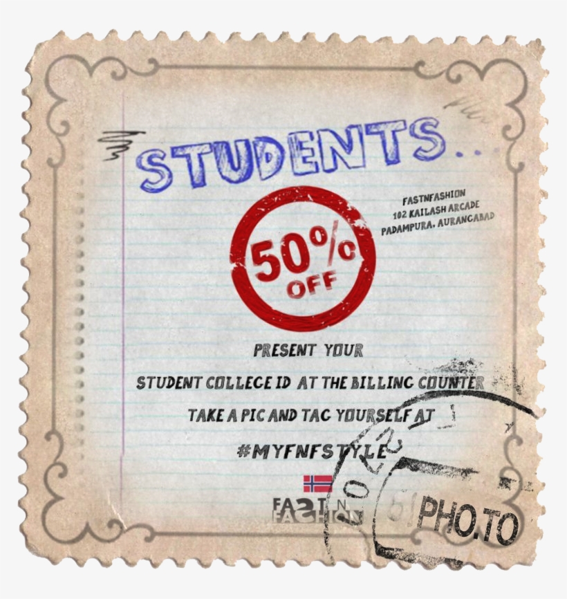 #myfnfstyle Hashtag On Twitter - 50 Off Sign, transparent png download