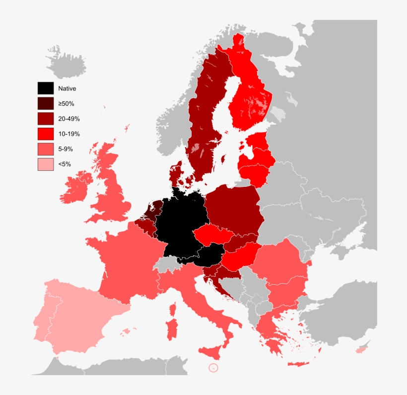 El Idioma Alemán En La Unión Europea - Unitary State, transparent png download