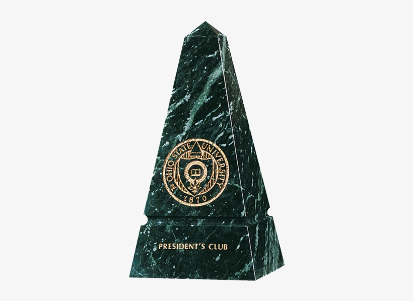 Javascript - Popimage - Custom Medium Obelisk Award (green Marble), Promotional, transparent png download