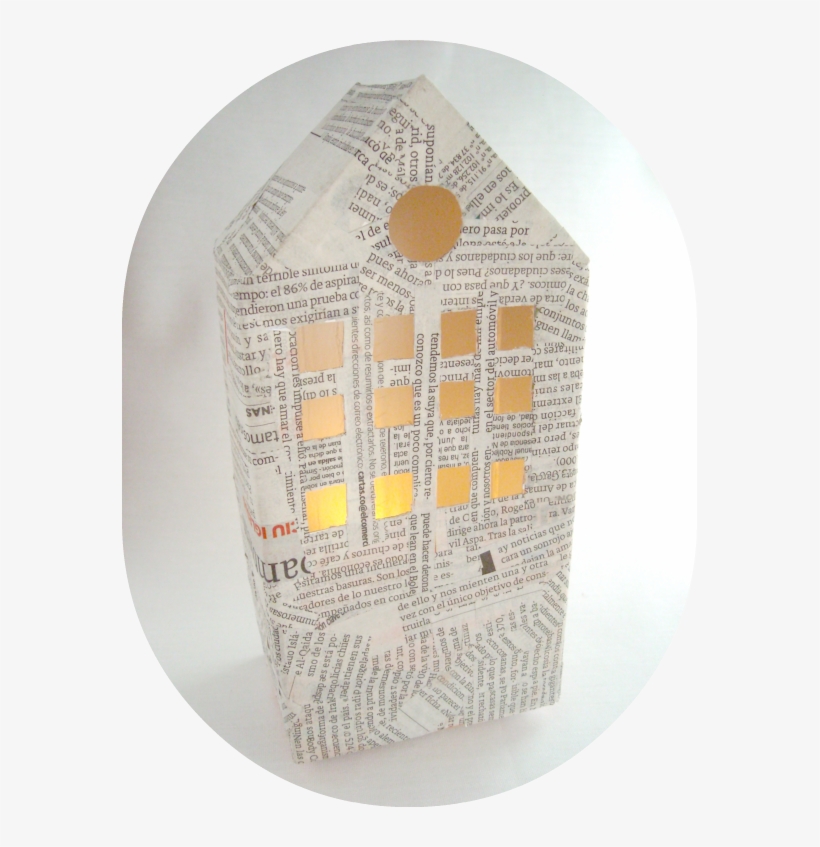 Casita Portavelas - Label, transparent png download