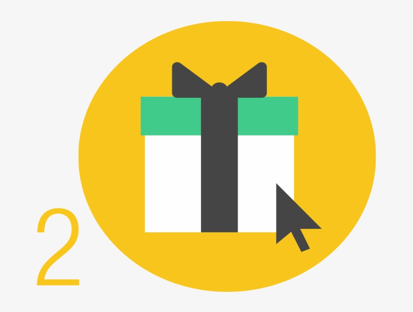 Open The Software And Click The Gift Icon On The Top - Circle, transparent png download