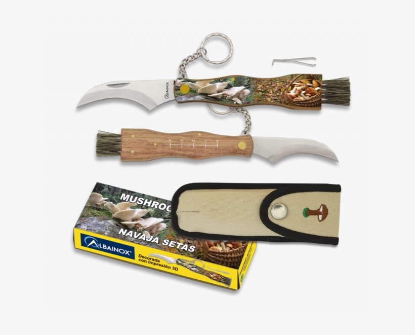 Pocket Knife Albainox Mushroom - Navaja Para Setas, transparent png download