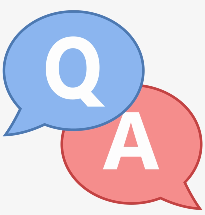 The Icon Faq Is Two Squares On Top Of Each Other With - Faq Icons Png, transparent png download