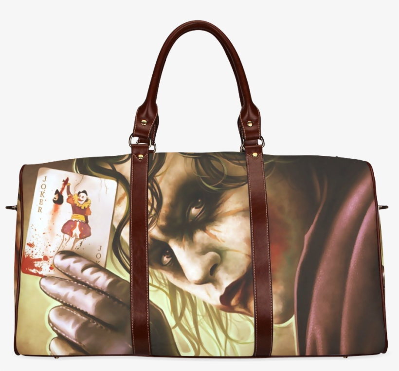 Psylocke Genuine Waterproof Canvas Handbag With Joker - Interestprint Custom Paisley Sugar Skull Dia De Los, transparent png download