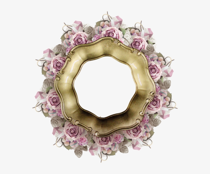 Golden Wreath Png - Couronne De Fleur Png, transparent png download