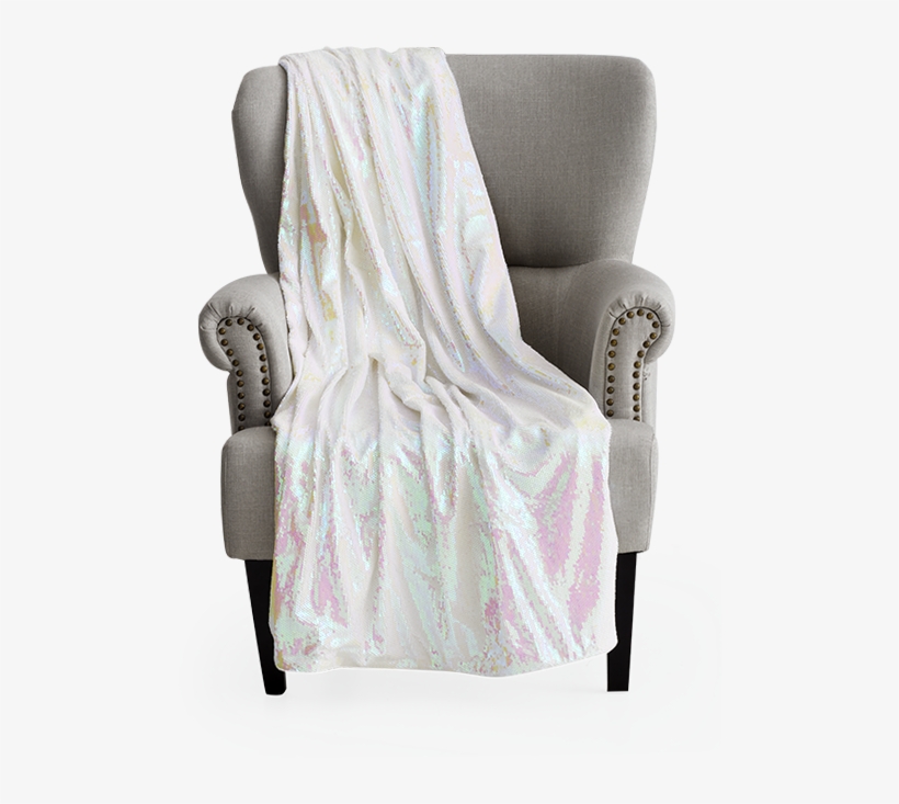 Image For Sequin Throw - Club Chair, transparent png download