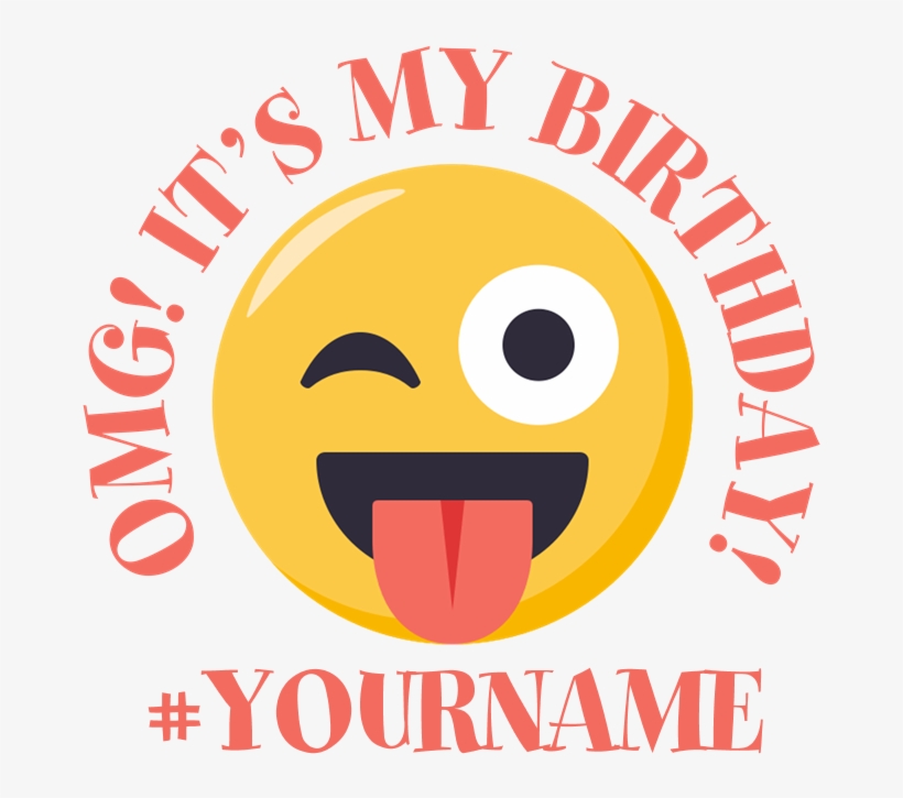Emoji Wink Birthday Shot Glass - Winky Tongue Emoji Face Throw Blanket, transparent png download