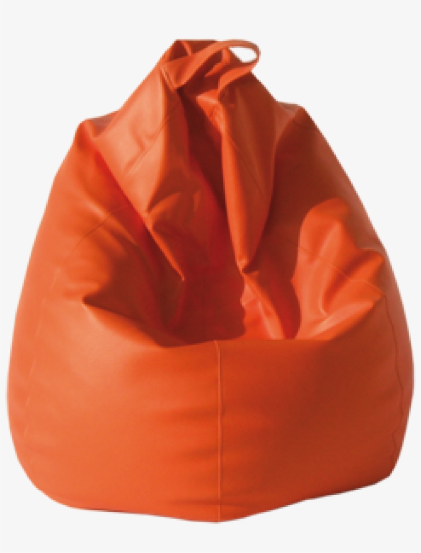 Pouf En Forma De Pera De Color Naranja - Tuffet, transparent png download