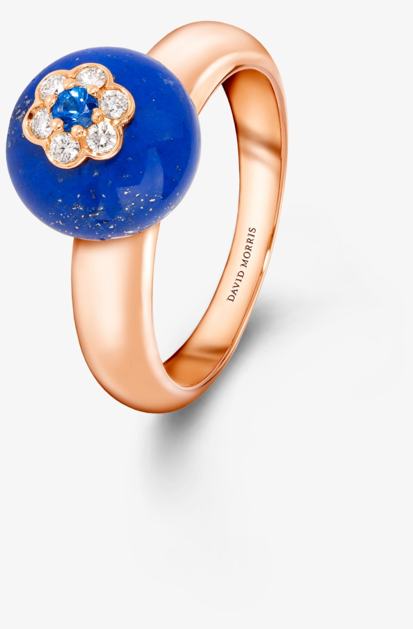 Winter Berry Ring With Lapis Lazuli - Lapis Lazuli, transparent png download