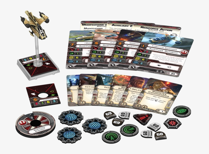 Fantasy Flight Games Continues Their Expansion Of The - X Wing Wookie Gunship, transparent png download