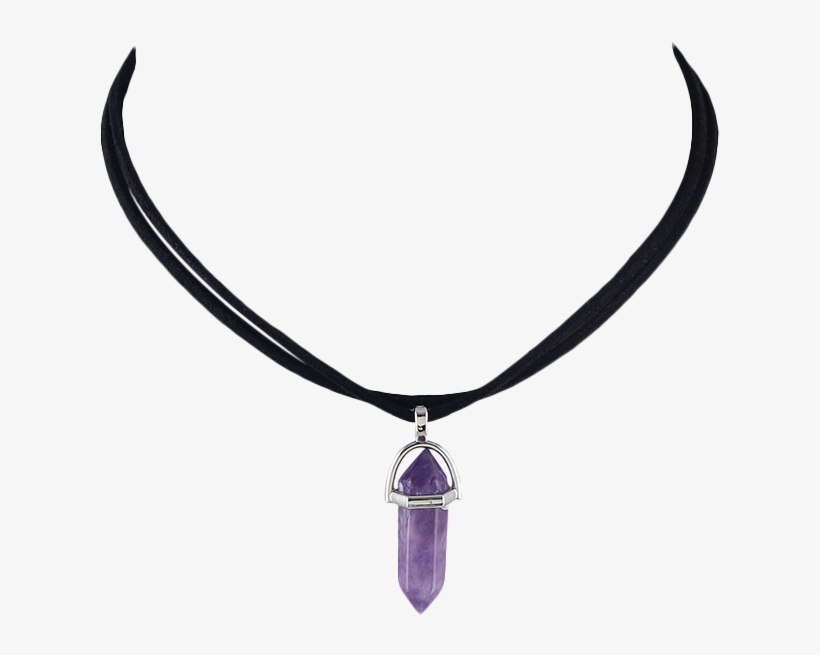 Layered Rope Faux Gem Bullet Choker - Gem Rope Necklace, transparent png download