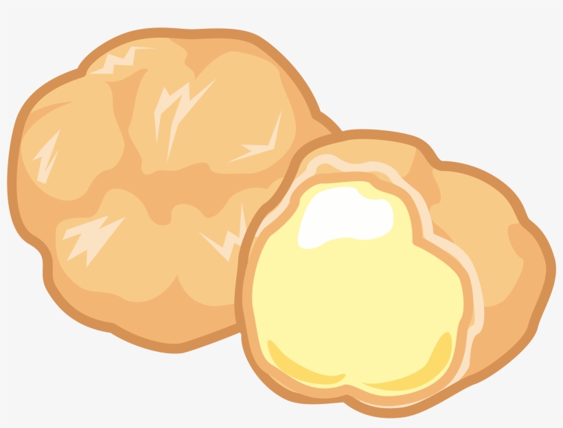 Big Image - Cream Puff Clipart Png, transparent png download