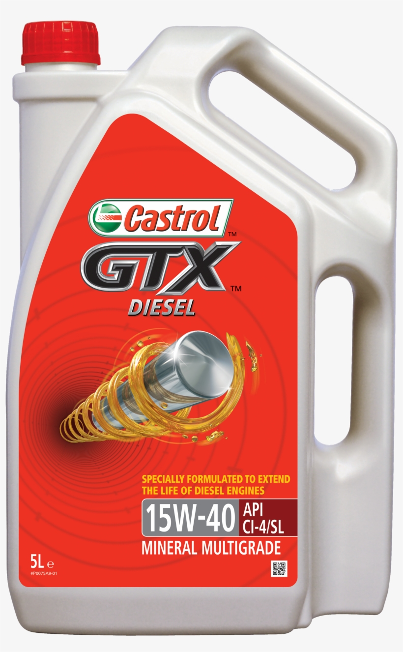 Castrol Gtx Diesel - Castrol Gtx Essential 20w50, transparent png download