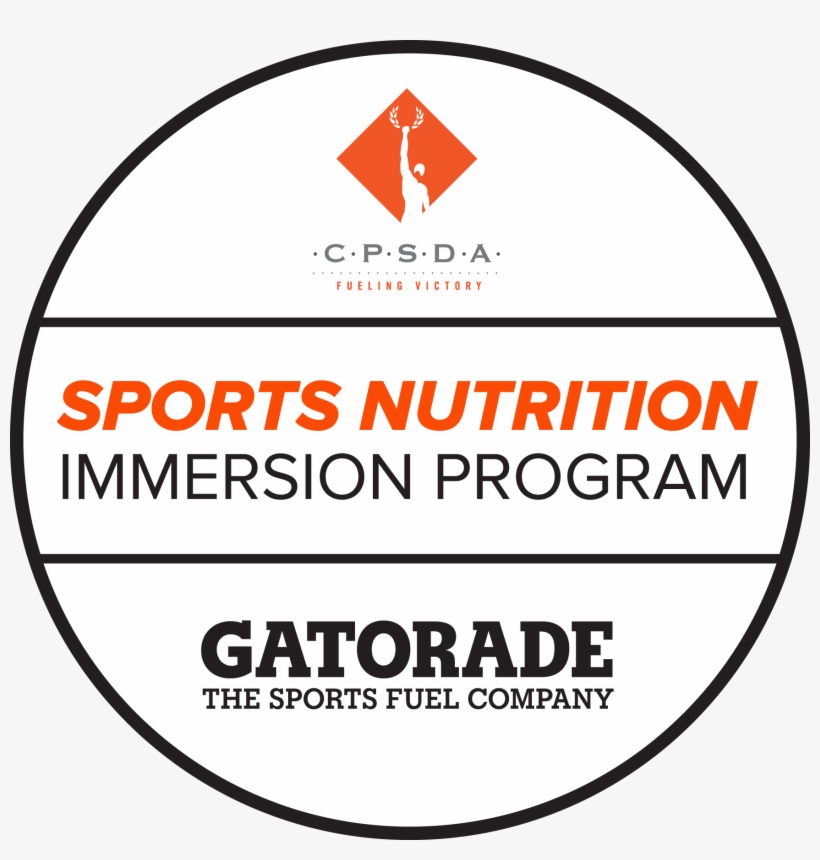 The Gatorade Sports Nutrition Immersion Program Matches - Cpsda, transparent png download