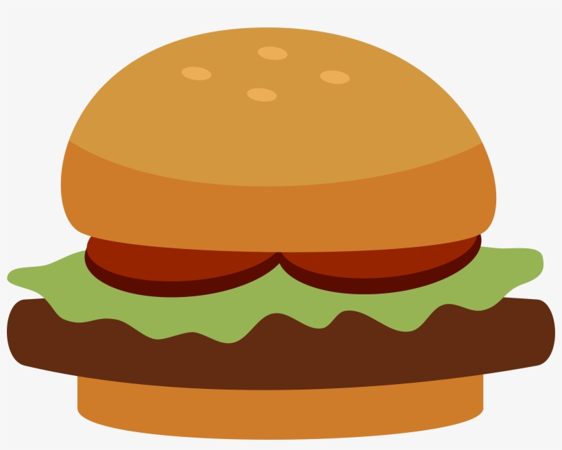 Graphic Transparent Stock Hamburger Cheeseburger Burger - Burger Vector Png, transparent png download
