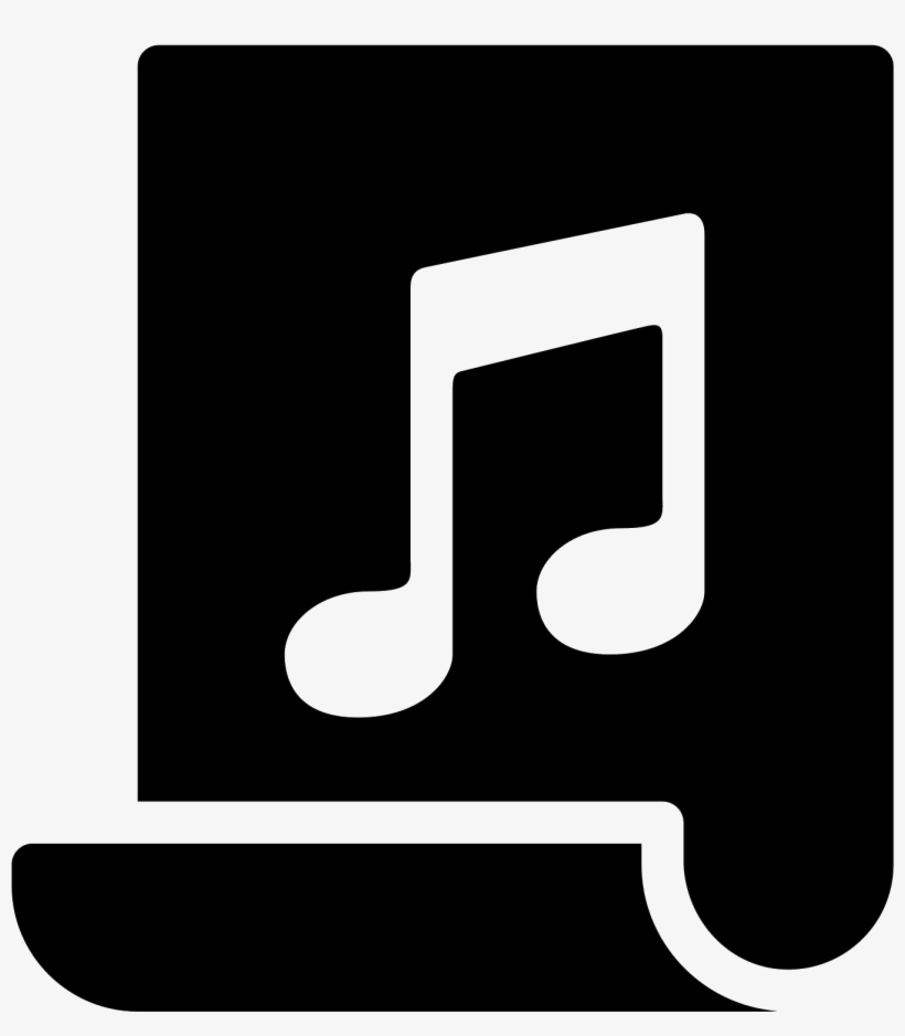 Sheet Music Icon Free Download Png And Vector - Sheet Of Music Icon, transparent png download