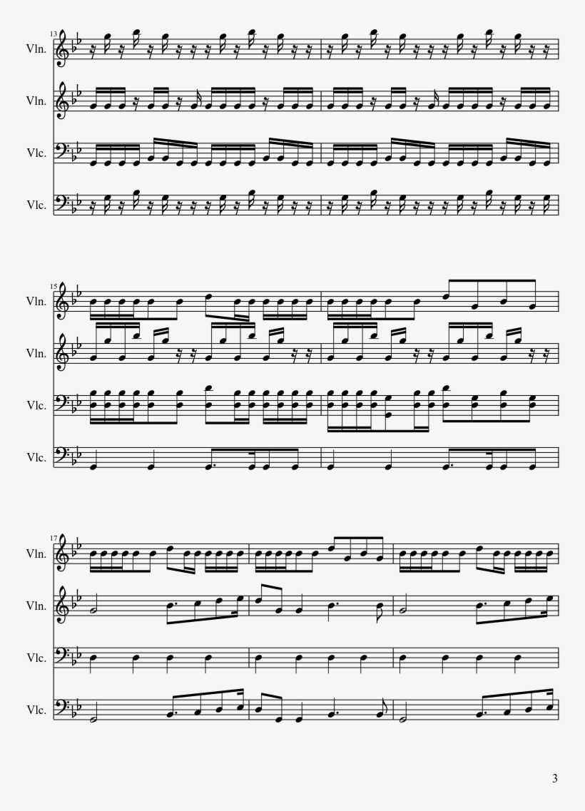 Bangarang Sheet Music Composed By Julia Greve 3 Of - Violin, transparent png download