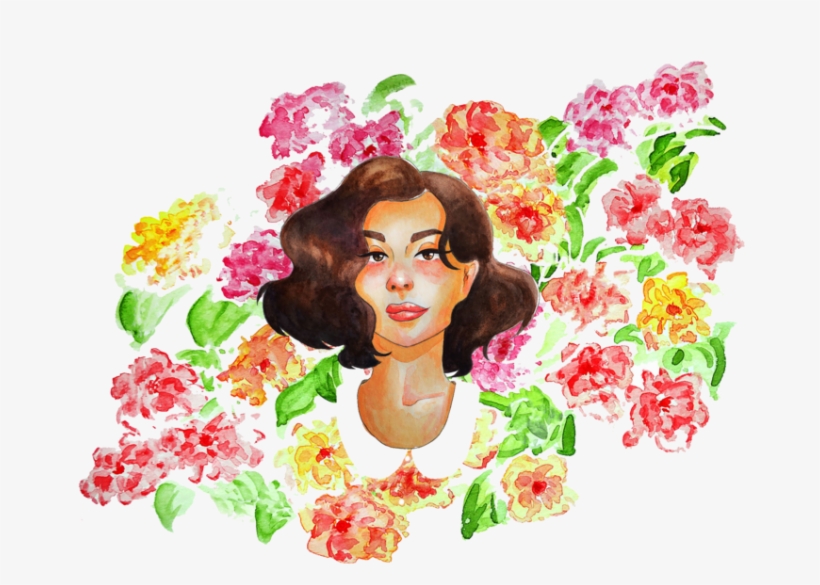 Sabah Watercolour Flowers Final - Watercolor Painting, transparent png download