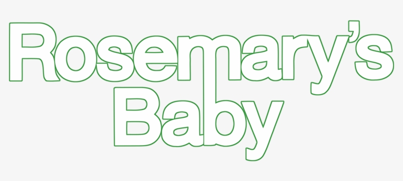 Rosemarys Baby Movie Logo - Rosemary's Baby Logo, transparent png download