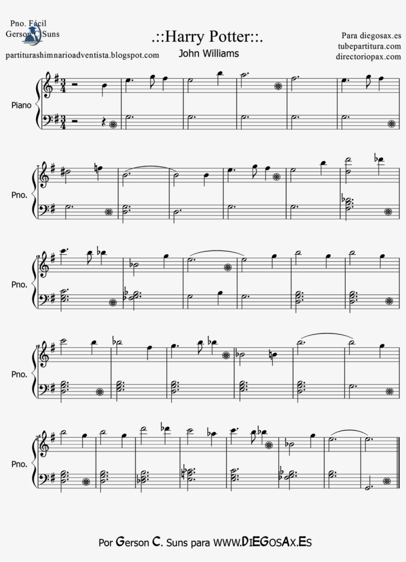Download Harry Potter Sheet Music For Easy Piano By John Williams ...
