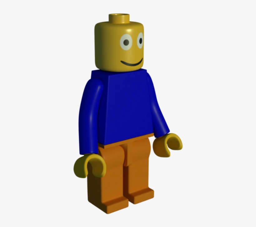 Lego Man Big Fin 148 Kb - Cartoon, transparent png download