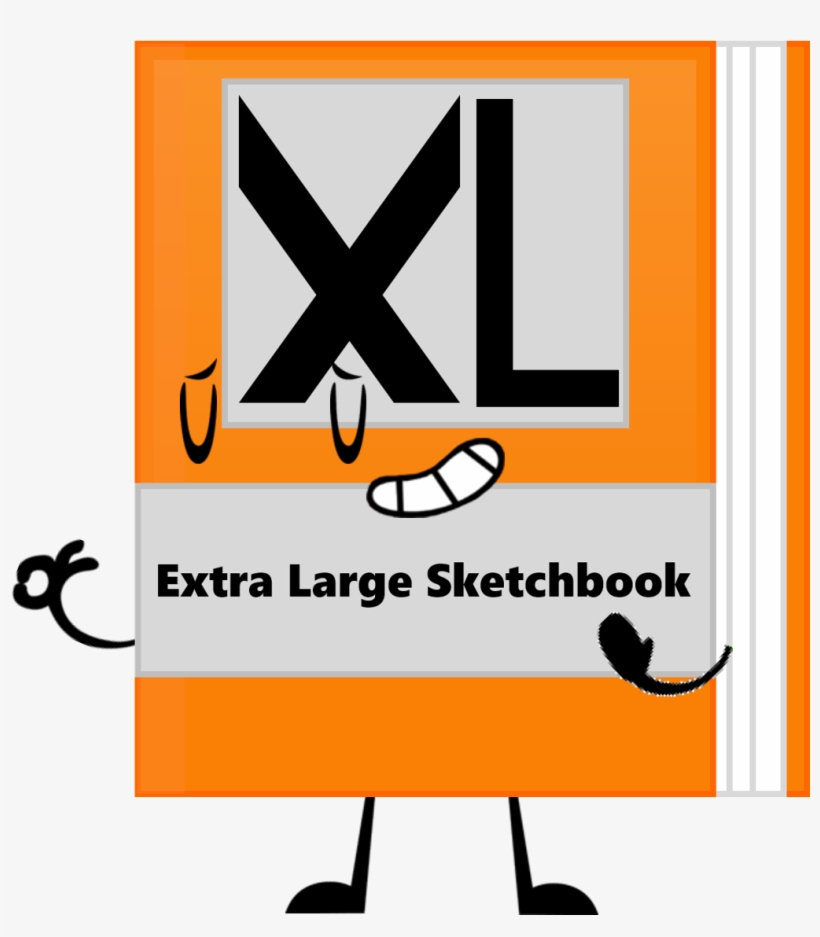 Extra Large Sketchbook Pose, transparent png download