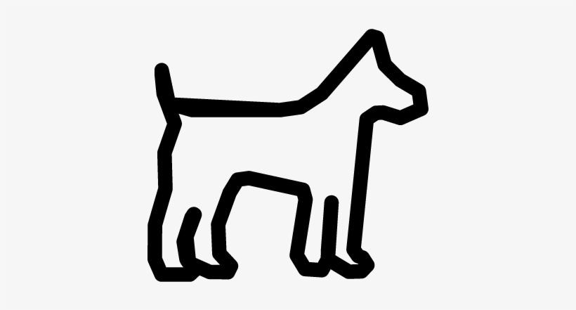 Plain Dog Vector - Dog, transparent png download