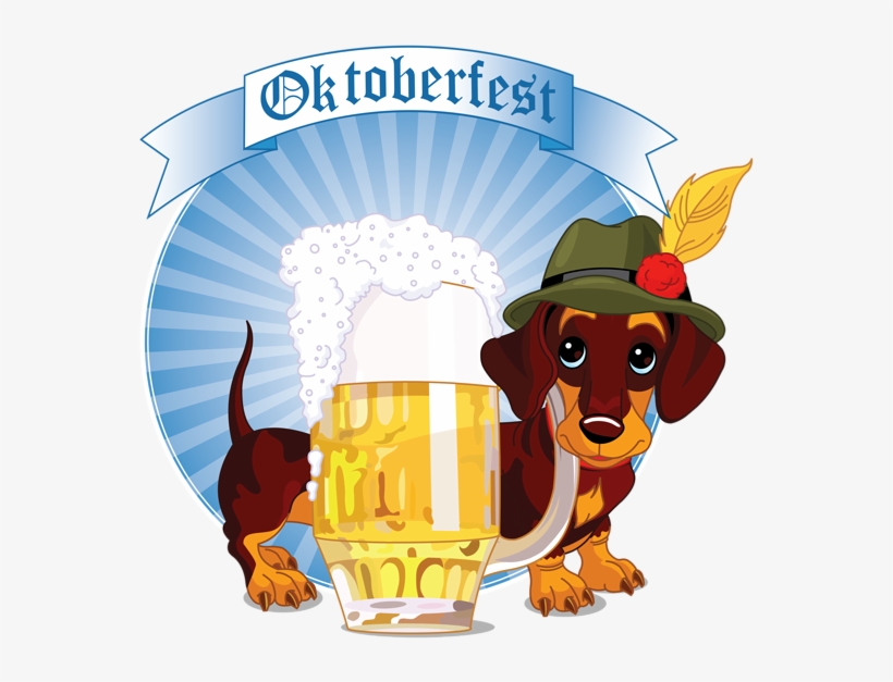 Cute Dogs, Beer Label, Dog Vector, Beer Cartoon, Vector - Free Oktoberfest Clip Art, transparent png download