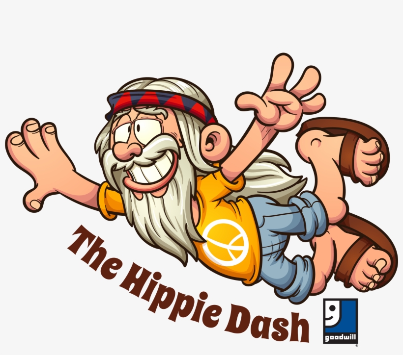 The Hippie Dash 5k - Clip Art, transparent png download
