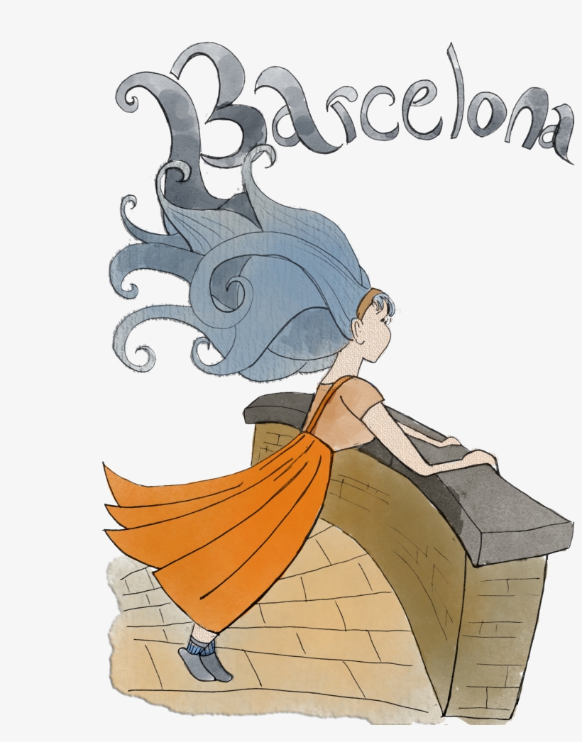 Katie Cafaro Barcelona Color Nov 11 - Illustration, transparent png download