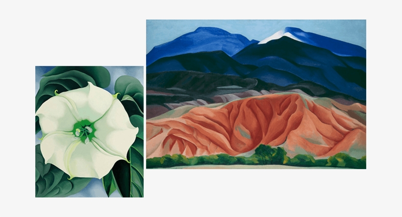 London Art Exhibitions - Georgia O Keeffe Paintings Landscapes, transparent png download