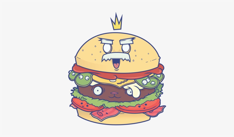 The Real Burger King By Skip Designers, Via Behance - Design, transparent png download