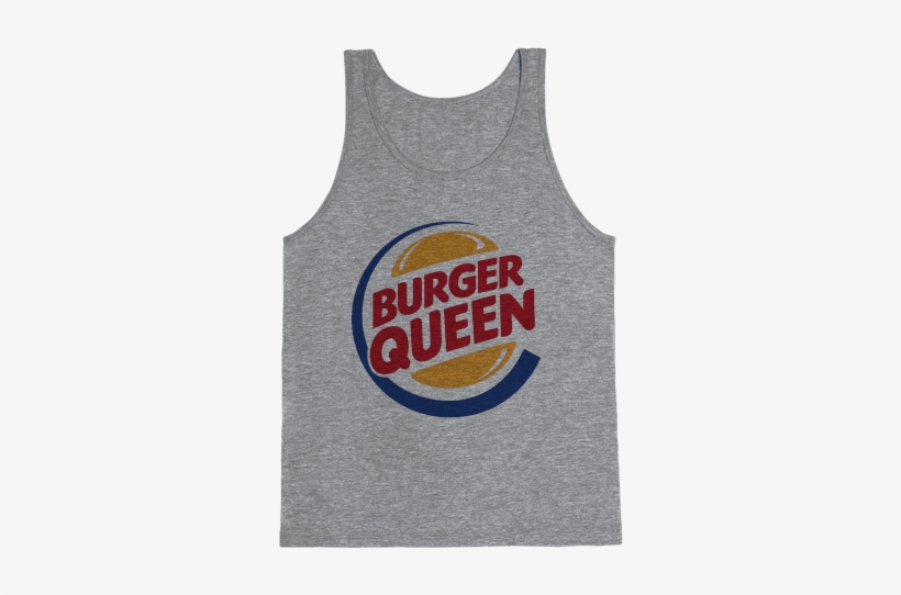 Burger Queen Tank Top - Burger King Sticker R1626 - 4 Inch, transparent png download