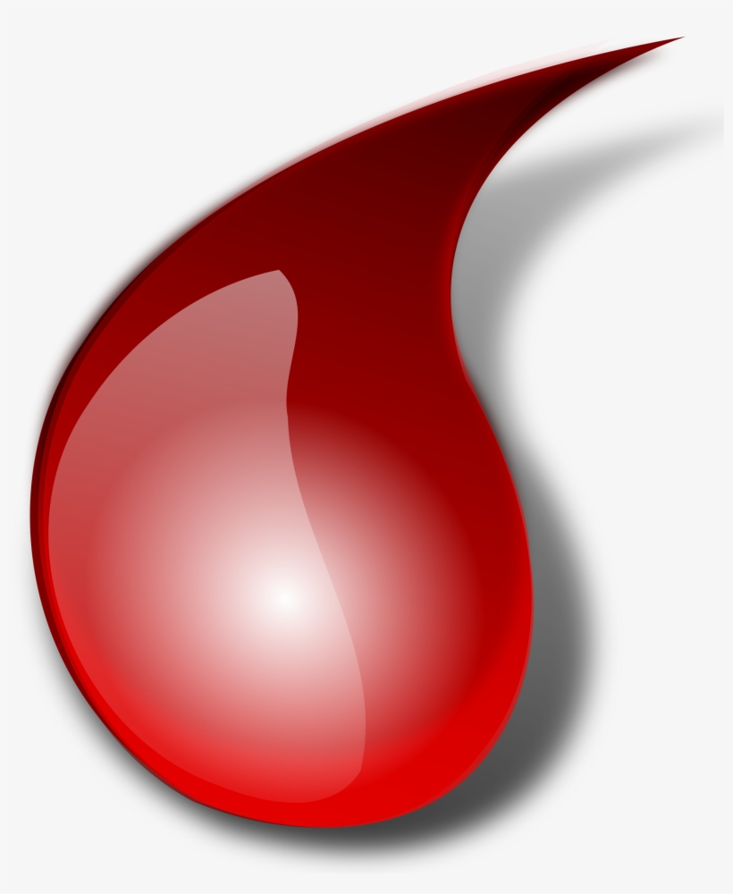 Clipart Blood Big Image Png - Gota De Sangue Png, transparent png download