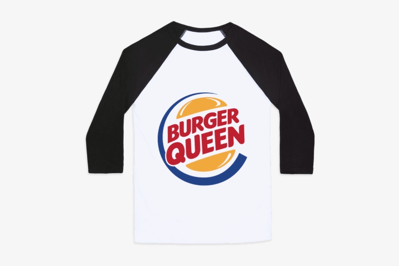 Burger Queen Baseball Tee - Burger King, transparent png download