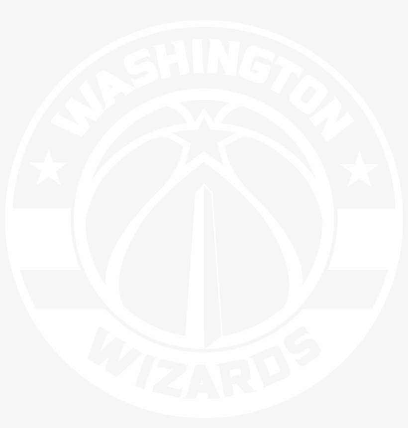 8 Seed - Washington Wizards Logo White, transparent png download