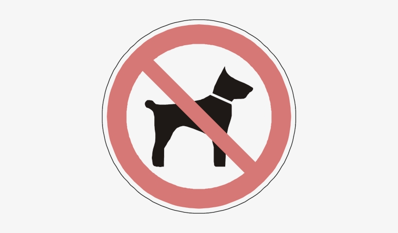 No Dogs Or Other Pets Are Allowed On The Trail - Chien Interdit, transparent png download