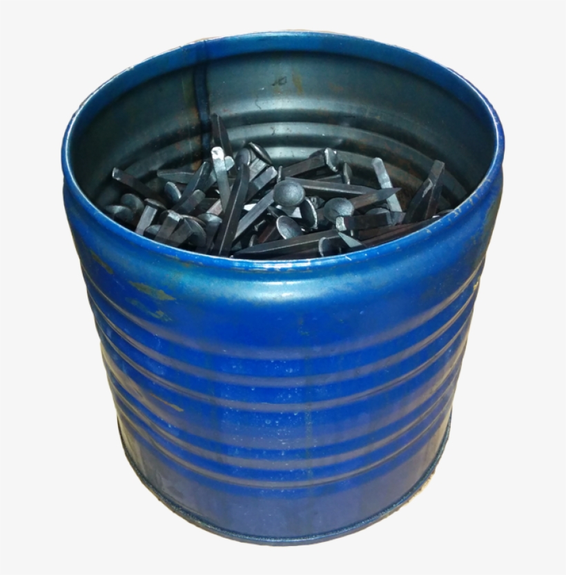 1/2" X 4" Railroad Track Spikes 100 Lb Keg - Bucket, transparent png download