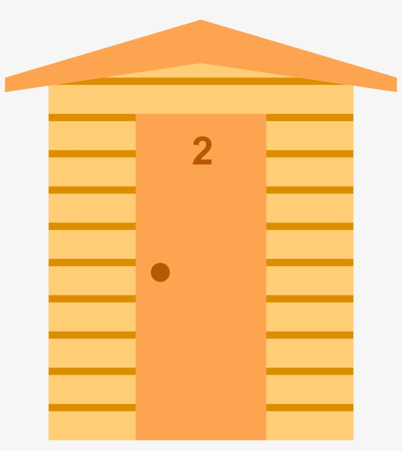 Big Image - Beach Hut, transparent png download