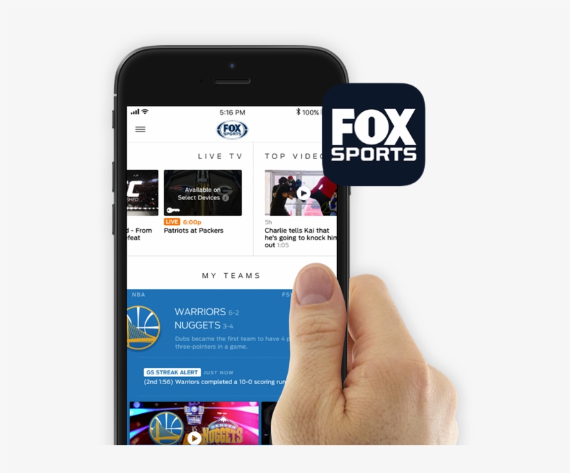 Fox Sports App - Fox Sports, transparent png download