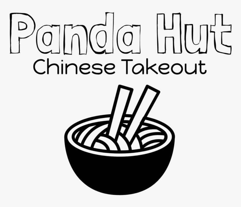 Panda Hut Logo Black - Trang Viet Cuisine, transparent png download