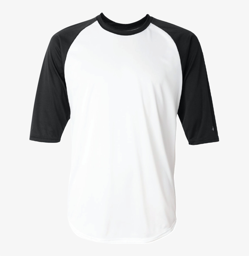 Template Badger 4133 Baseball T-shirt - Badger Sport 3/4 Sleeve Raglan Baseball Performance, transparent png download