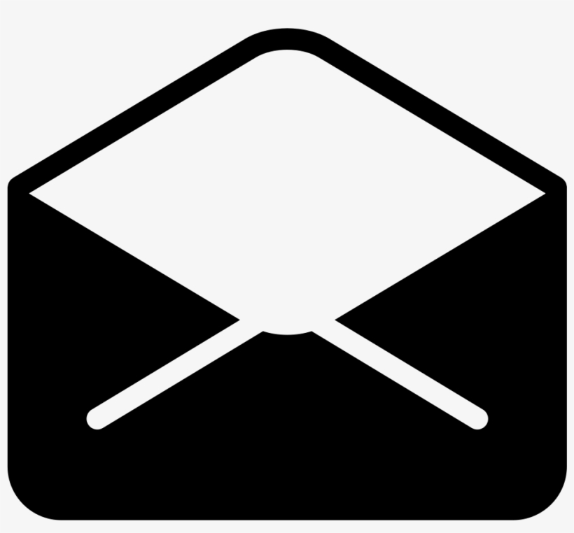 Open Envelope Back Interface Symbol Of Email Comments - Email, transparent png download