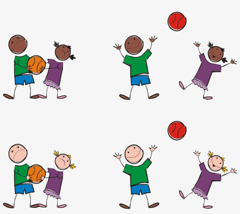 This Free Icons Png Design Of Multicultural Kids Playing, transparent png download